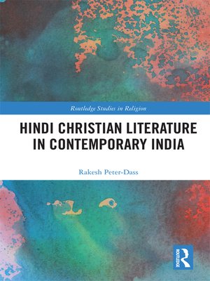 cover image of Hindi Christian Literature in Contemporary India